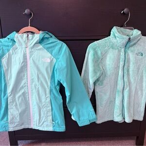 North Face girls Rain jacket Set size 10 medium 💕
